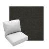 Deep Seating Patio Chair Cushions | Center Seam Style | Sunbrella