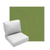 Deep Seating Patio Chair Cushions | Center Seam Style | Sunbrella