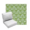 Deep Seating Patio Chair Cushions | Center Seam Style | Sunbrella