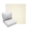 Deep Seating Patio Chair Cushions | Center Seam Style | Sunbrella