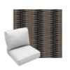 Deep Seating Patio Chair Cushions | Center Seam Style | Sunbrella