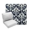 Deep Seating Patio Chair Cushions | Center Seam Style | Sunbrella