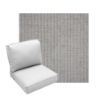 Deep Seating Patio Chair Cushions | Center Seam Style | Sunbrella