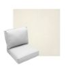 Deep Seating Patio Chair Cushions | Center Seam Style | Sunbrella