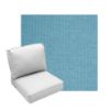Deep Seating Patio Chair Cushions | Center Seam Style | Sunbrella