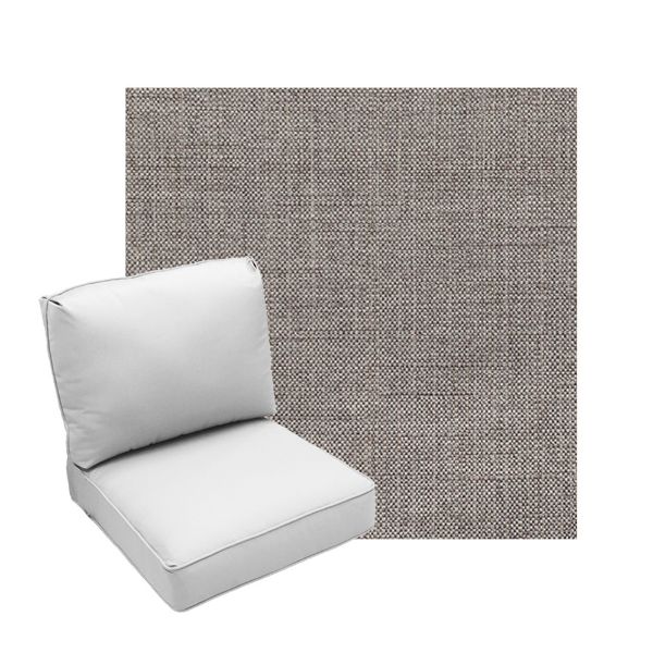 Deep Seating Patio Chair Cushions | Center Seam Style | Sunbrella