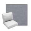 Deep Seating Patio Chair Cushions | Center Seam Style | Sunbrella