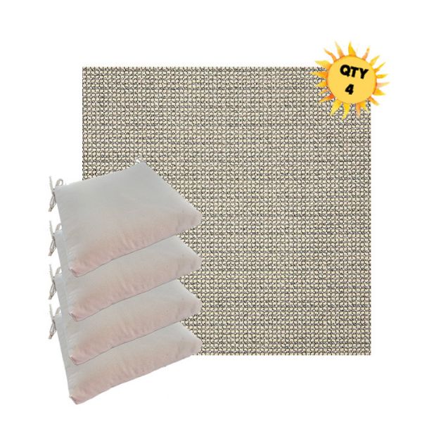 Outdoor Dining Chair Cushions in Sunbrella Outdoor Fabrics - Order in Sets of 4