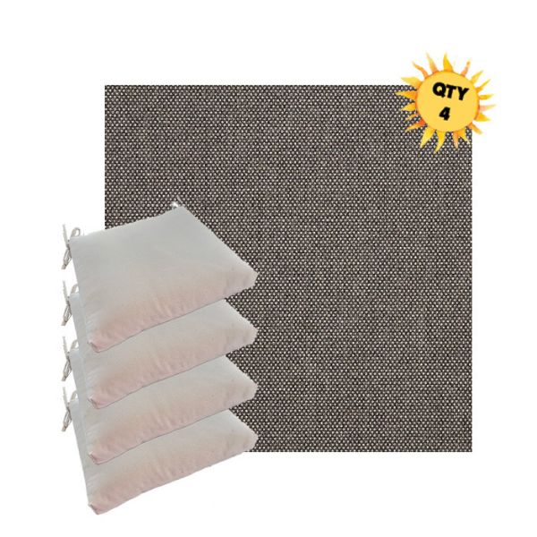 Outdoor Dining Chair Cushions in Sunbrella Outdoor Fabrics - Order in Sets of 4