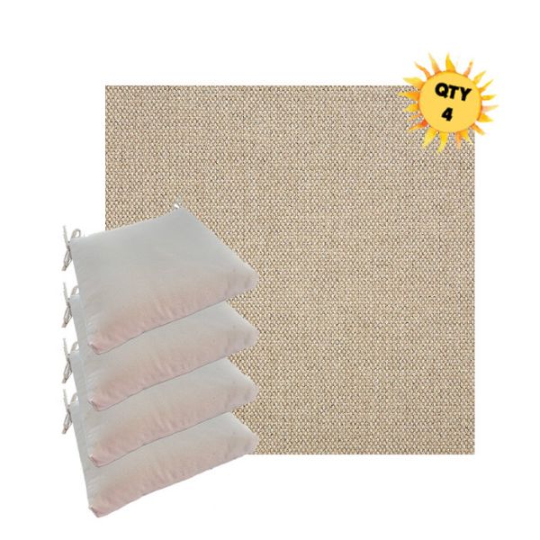Outdoor Dining Chair Cushions in Sunbrella Outdoor Fabrics - Order in Sets of 4