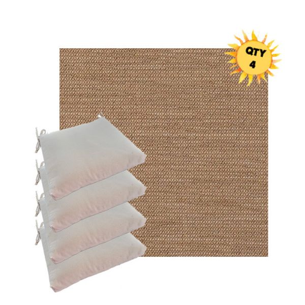Outdoor Dining Chair Cushions in Sunbrella Outdoor Fabrics - Order in Sets of 4