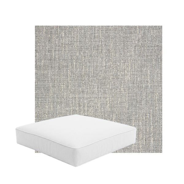 Patio Dining Chair Seat Cushion Boxed Style - - Custom outdoor patio furniture cushions from Cascadia Outdoor Cushions in Sunbrella Fabric