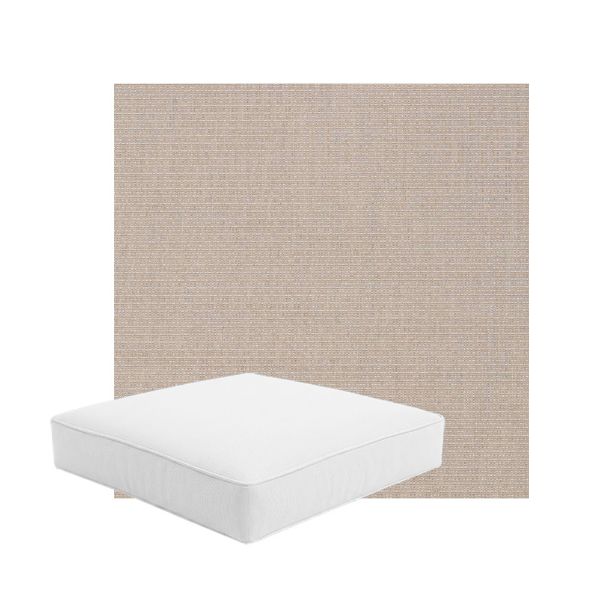 Patio Dining Chair Seat Cushion Boxed Style - - Custom outdoor patio furniture cushions from Cascadia Outdoor Cushions in Sunbrella Fabric