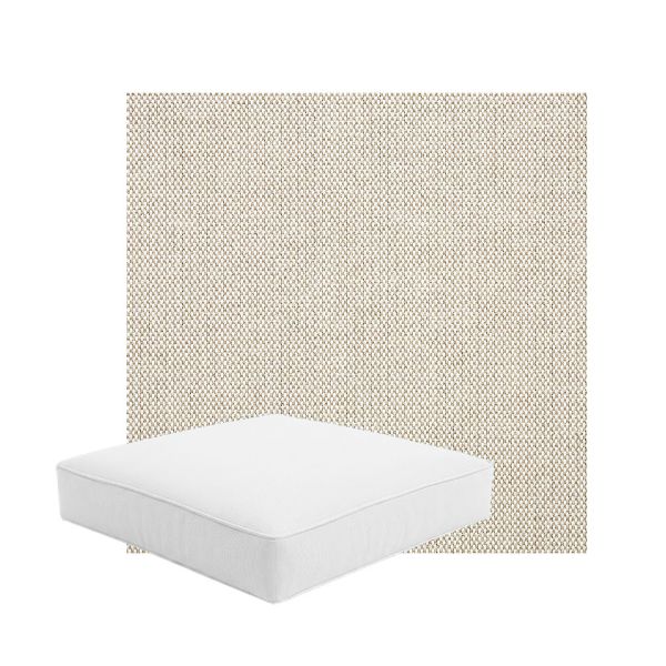 Patio Dining Chair Seat Cushion Boxed Style - - Custom outdoor patio furniture cushions from Cascadia Outdoor Cushions in Sunbrella Fabric