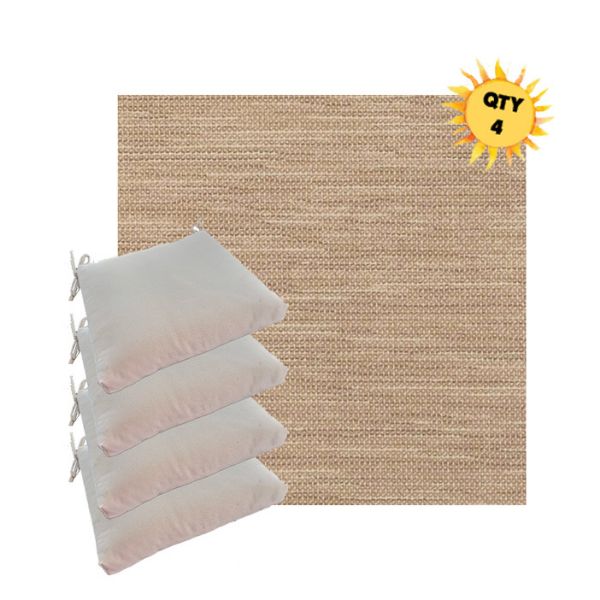 Outdoor Dining Chair Cushions in Sunbrella Outdoor Fabrics - Order in Sets of 4