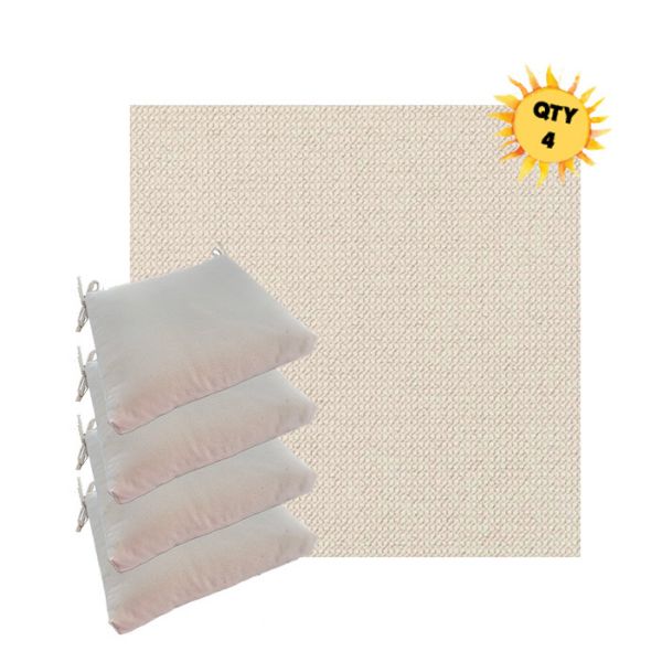 Picture of Charmer Parchment Patio Seat Cushion Bundle 