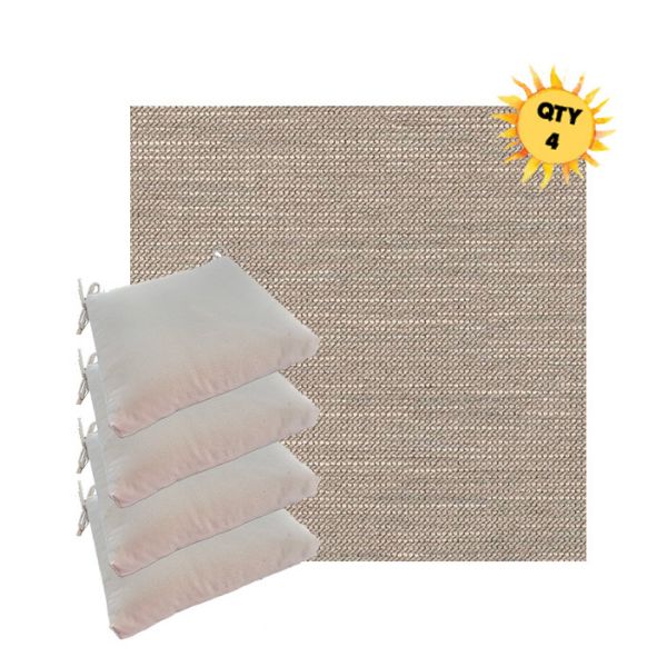 Outdoor Dining Chair Cushions in Sunbrella Outdoor Fabrics - Order in Sets of 4