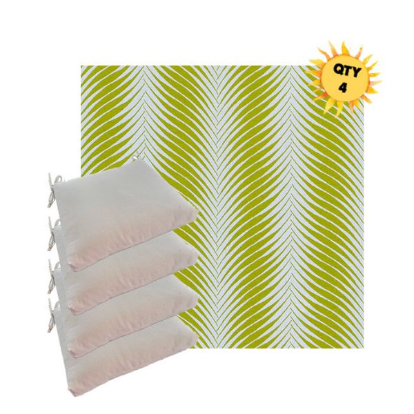 Outdoor Dining Chair Cushions in Sunbrella Outdoor Fabrics - Order in Sets of 4