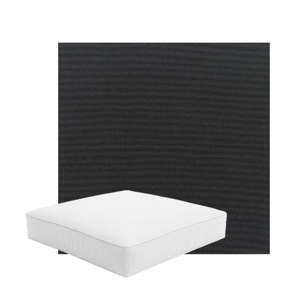Patio Dining Chair Seat Cushion Boxed Style - - Custom outdoor patio furniture cushions from Cascadia Outdoor Cushions in Sunbrella Fabric