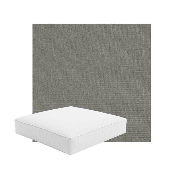 Patio Dining Chair Seat Cushion Boxed Style - - Custom outdoor patio furniture cushions from Cascadia Outdoor Cushions in Sunbrella Fabric