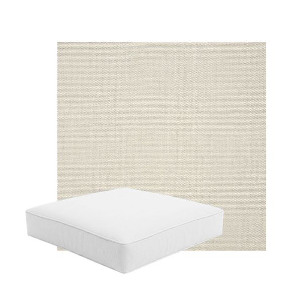Patio Dining Chair Seat Cushion Boxed Style - - Custom outdoor patio furniture cushions from Cascadia Outdoor Cushions in Sunbrella Fabric