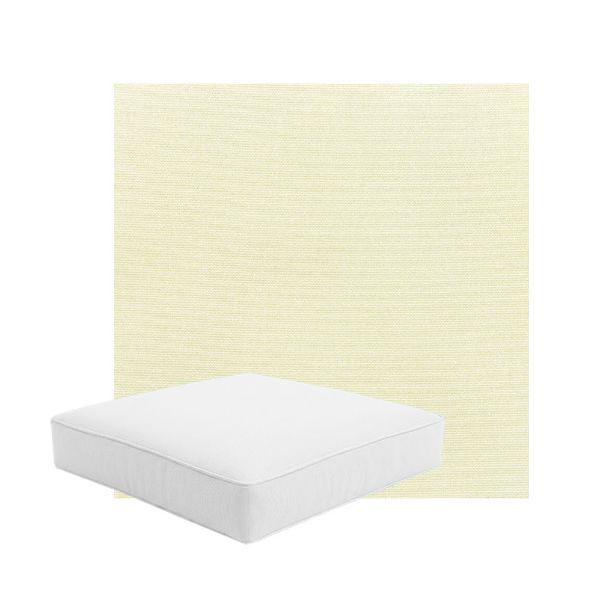 Patio Dining Chair Seat Cushion Boxed Style - - Custom outdoor patio furniture cushions from Cascadia Outdoor Cushions in Sunbrella Fabric