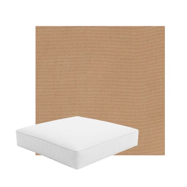 Patio Dining Chair Seat Cushion Boxed Style - - Custom outdoor patio furniture cushions from Cascadia Outdoor Cushions in Sunbrella Fabric