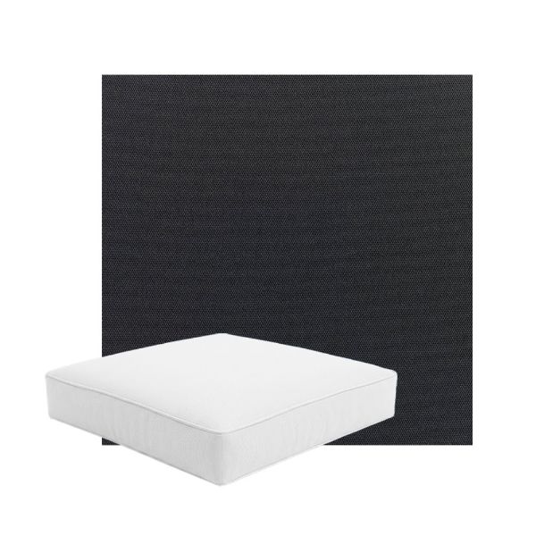 Patio Dining Chair Seat Cushion Boxed Style - - Custom outdoor patio furniture cushions from Cascadia Outdoor Cushions in Sunbrella Fabric