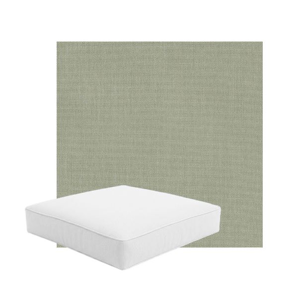 Patio Dining Chair Seat Cushion Boxed Style - - Custom outdoor patio furniture cushions from Cascadia Outdoor Cushions in Sunbrella Fabric