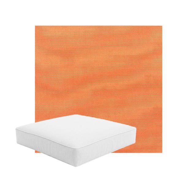 Patio Dining Chair Seat Cushion Boxed Style - - Custom outdoor patio furniture cushions from Cascadia Outdoor Cushions in Sunbrella Fabric