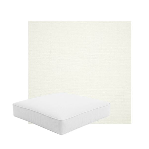 Patio Dining Chair Seat Cushion Boxed Style - - Custom outdoor patio furniture cushions from Cascadia Outdoor Cushions in Sunbrella Fabric