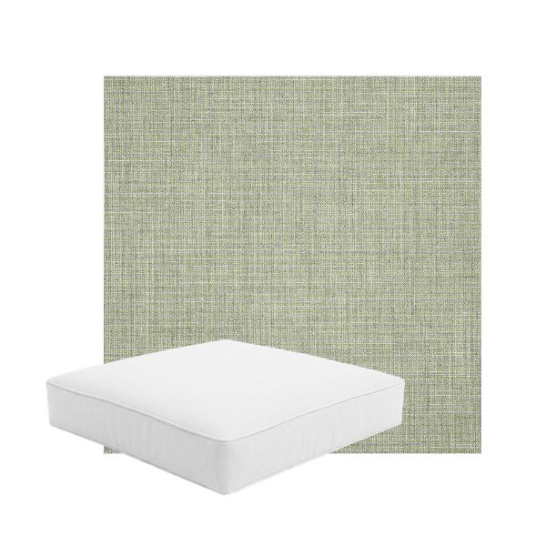 Patio Dining Chair Seat Cushion Boxed Style - - Custom outdoor patio furniture cushions from Cascadia Outdoor Cushions in Sunbrella Fabric
