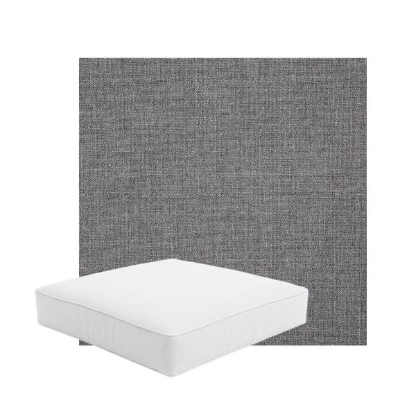 Patio Dining Chair Seat Cushion Boxed Style - - Custom outdoor patio furniture cushions from Cascadia Outdoor Cushions in Sunbrella Fabric