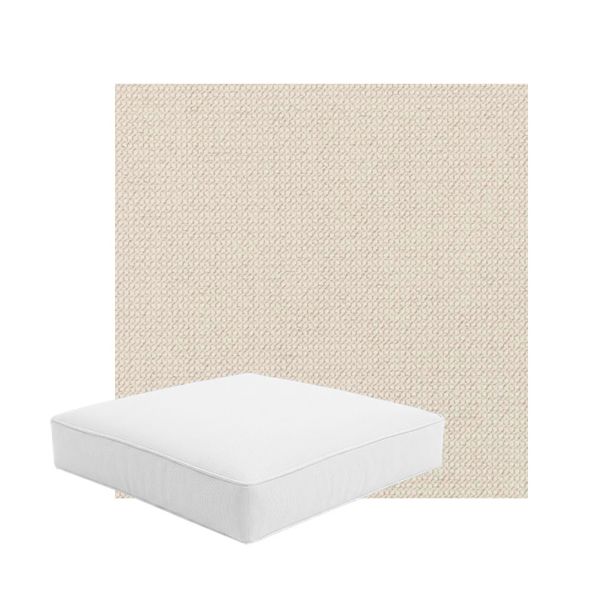 Patio Dining Chair Seat Cushion Boxed Style - - Custom outdoor patio furniture cushions from Cascadia Outdoor Cushions in Sunbrella Fabric