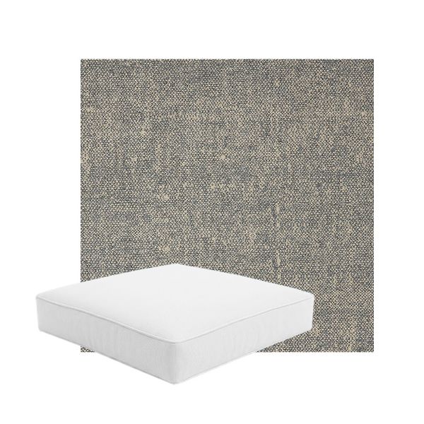 Patio Dining Chair Seat Cushion Boxed Style - - Custom outdoor patio furniture cushions from Cascadia Outdoor Cushions in Sunbrella Fabric