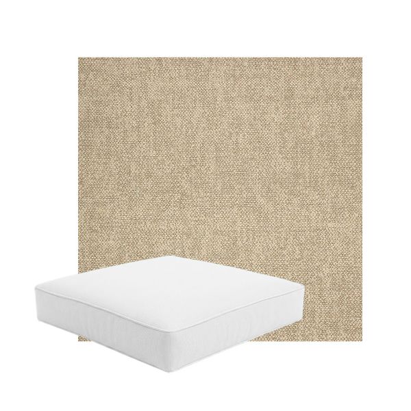 Patio Dining Chair Seat Cushion Boxed Style - - Custom outdoor patio furniture cushions from Cascadia Outdoor Cushions in Sunbrella Fabric