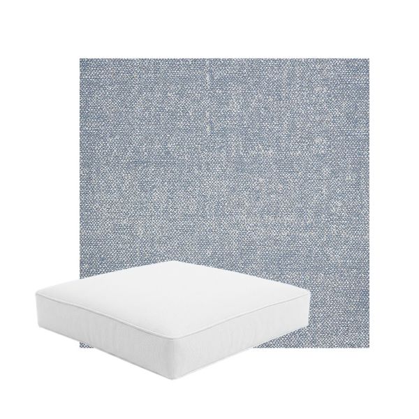 Patio Dining Chair Seat Cushion Boxed Style - - Custom outdoor patio furniture cushions from Cascadia Outdoor Cushions in Sunbrella Fabric