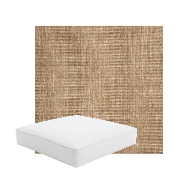 Patio Dining Chair Seat Cushion Boxed Style - - Custom outdoor patio furniture cushions from Cascadia Outdoor Cushions in Sunbrella Fabric