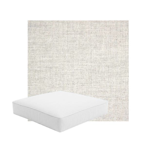 Patio Dining Chair Seat Cushion Boxed Style - - Custom outdoor patio furniture cushions from Cascadia Outdoor Cushions in Sunbrella Fabric