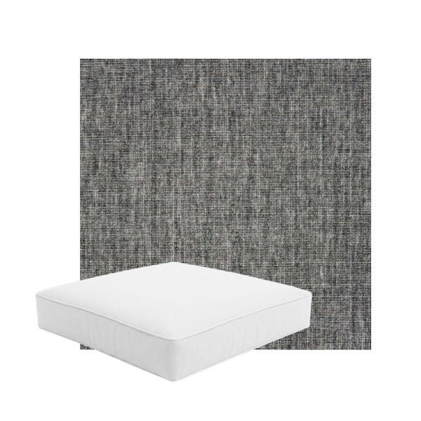 Patio Dining Chair Seat Cushion Boxed Style - - Custom outdoor patio furniture cushions from Cascadia Outdoor Cushions in Sunbrella Fabric