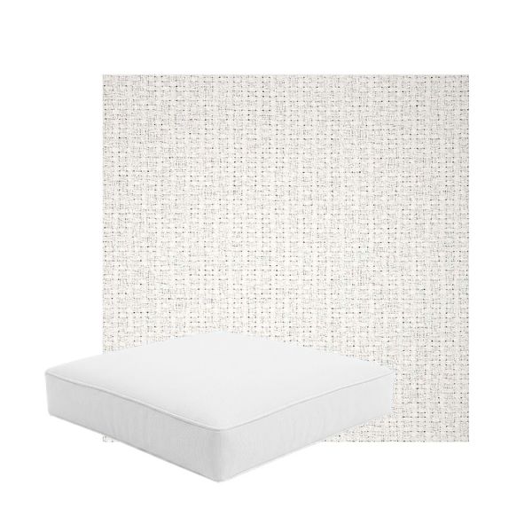 Patio Dining Chair Seat Cushion Boxed Style - - Custom outdoor patio furniture cushions from Cascadia Outdoor Cushions in Sunbrella Fabric