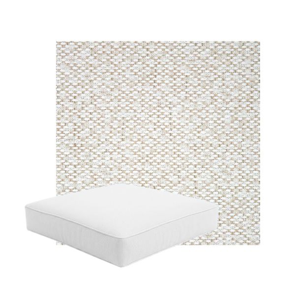 Patio Dining Chair Seat Cushion Boxed Style - - Custom outdoor patio furniture cushions from Cascadia Outdoor Cushions in Sunbrella Fabric