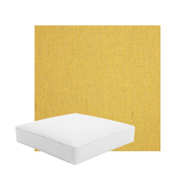Patio Dining Chair Seat Cushion Boxed Style - - Custom outdoor patio furniture cushions from Cascadia Outdoor Cushions in Sunbrella Fabric