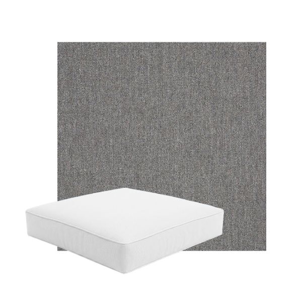 Patio Dining Chair Seat Cushion Boxed Style - - Custom outdoor patio furniture cushions from Cascadia Outdoor Cushions in Sunbrella Fabric