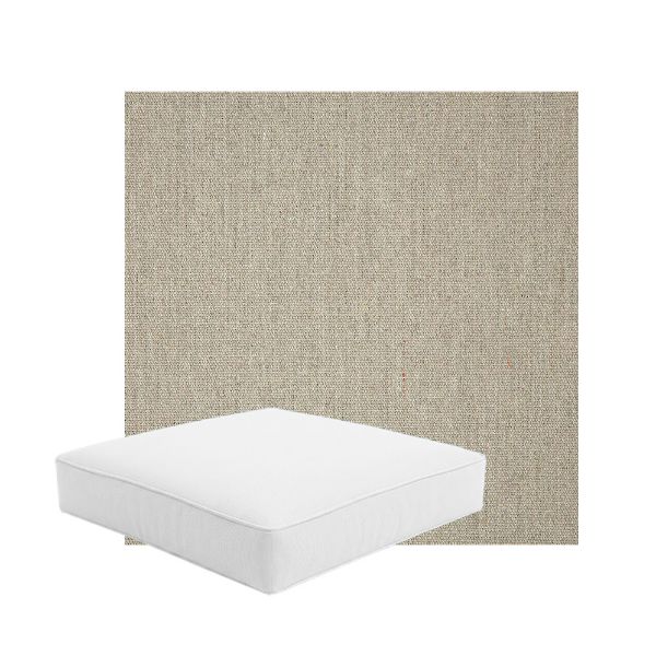 Patio Dining Chair Seat Cushion Boxed Style - - Custom outdoor patio furniture cushions from Cascadia Outdoor Cushions in Sunbrella Fabric