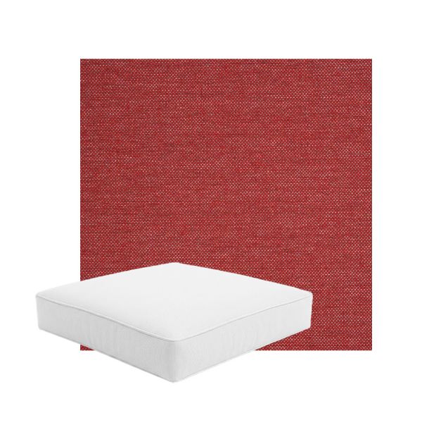 Patio Dining Chair Seat Cushion Boxed Style - - Custom outdoor patio furniture cushions from Cascadia Outdoor Cushions in Sunbrella Fabric