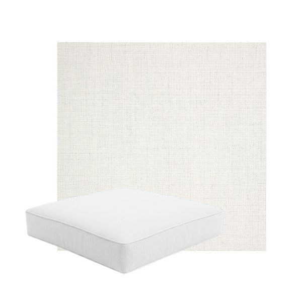 Patio Dining Chair Seat Cushion Boxed Style - - Custom outdoor patio furniture cushions from Cascadia Outdoor Cushions in Sunbrella Fabric