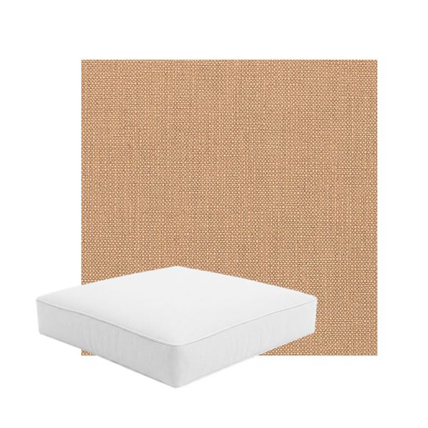 Patio Dining Chair Seat Cushion Boxed Style - - Custom outdoor patio furniture cushions from Cascadia Outdoor Cushions in Sunbrella Fabric