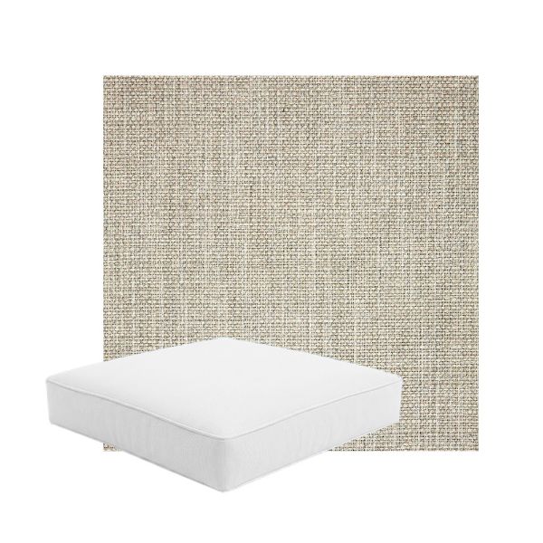 Patio Dining Chair Seat Cushion Boxed Style - - Custom outdoor patio furniture cushions from Cascadia Outdoor Cushions in Sunbrella Fabric