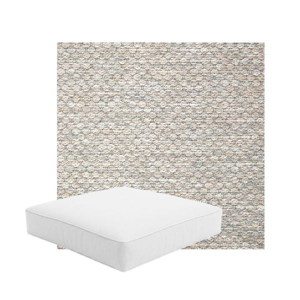 Patio Dining Chair Seat Cushion Boxed Style - - Custom outdoor patio furniture cushions from Cascadia Outdoor Cushions in Sunbrella Fabric